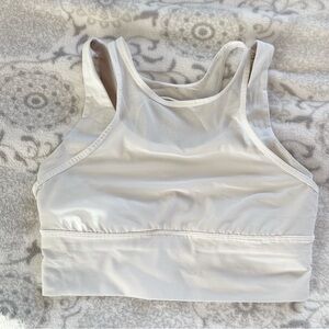 Lululemon white sports bra 8